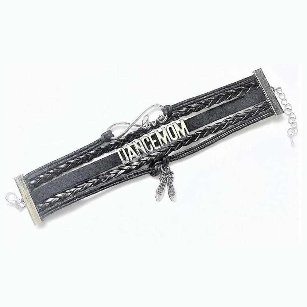C&J br53 Infinity Love Dance Mom Bracelet By C & J Merchantile Canada - Black