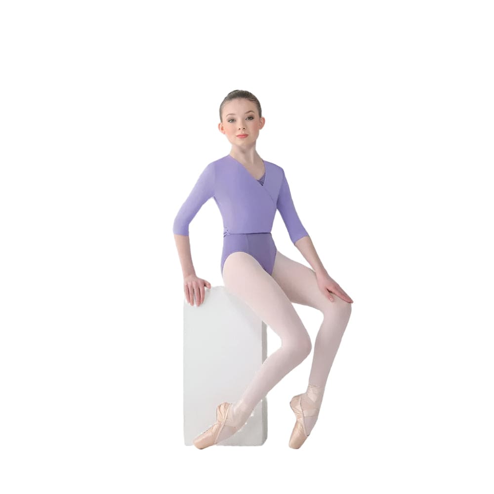 Ballet Rosa Josee Wrap Top - Child By Ballet Rosa Canada - 4 (98 - 104 cm) 3-4 / (86) Iris
