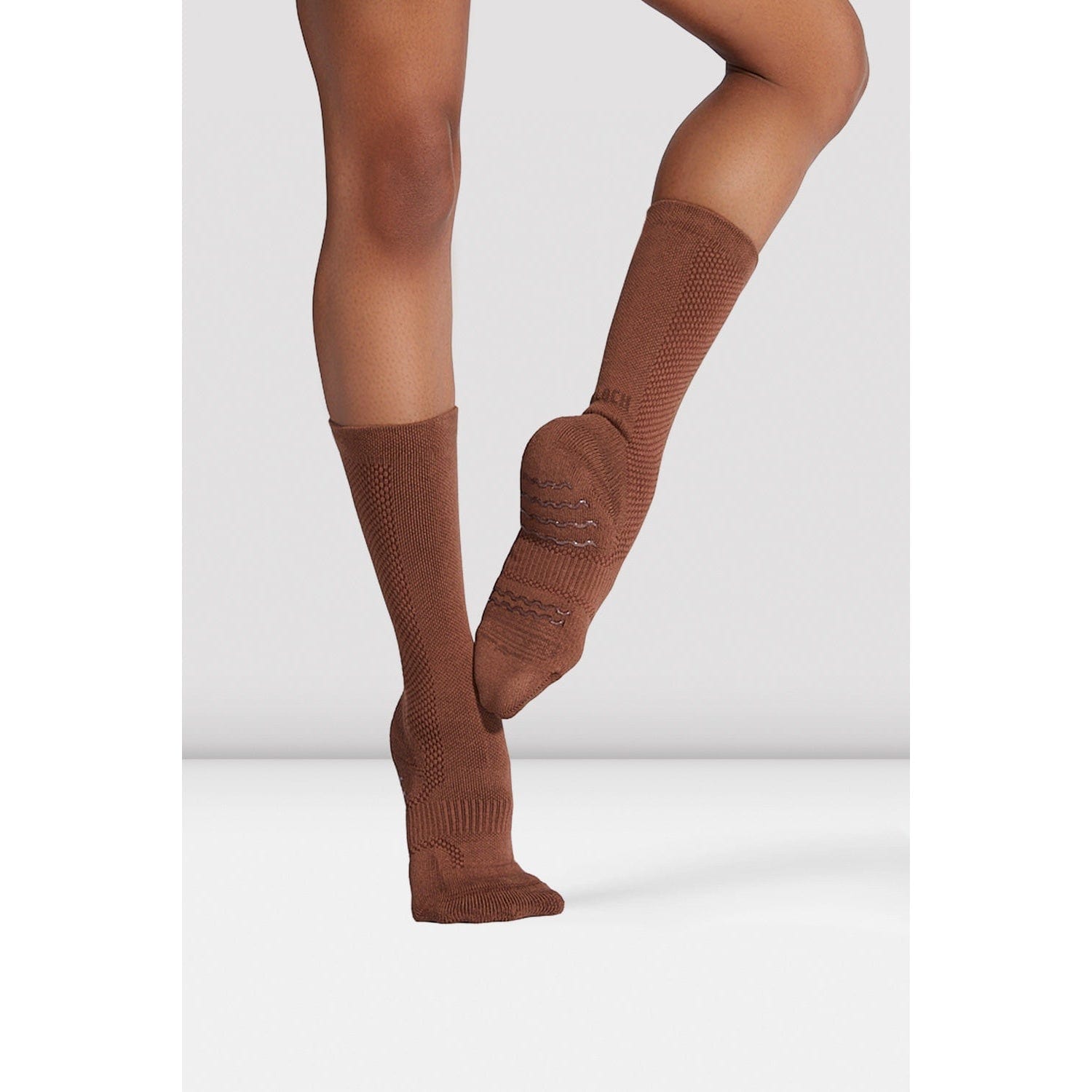 Bloch A1000 Blochsox Modern Dance Socks By Bloch Canada - Med. / Cocoa