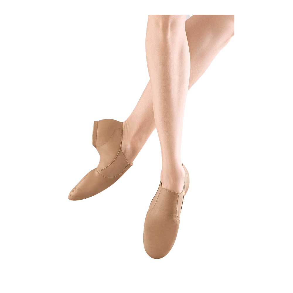 Bloch Slip-on Jazz Dance Bootie - Tots SO499T in Tan or Black By Bloch Canada -