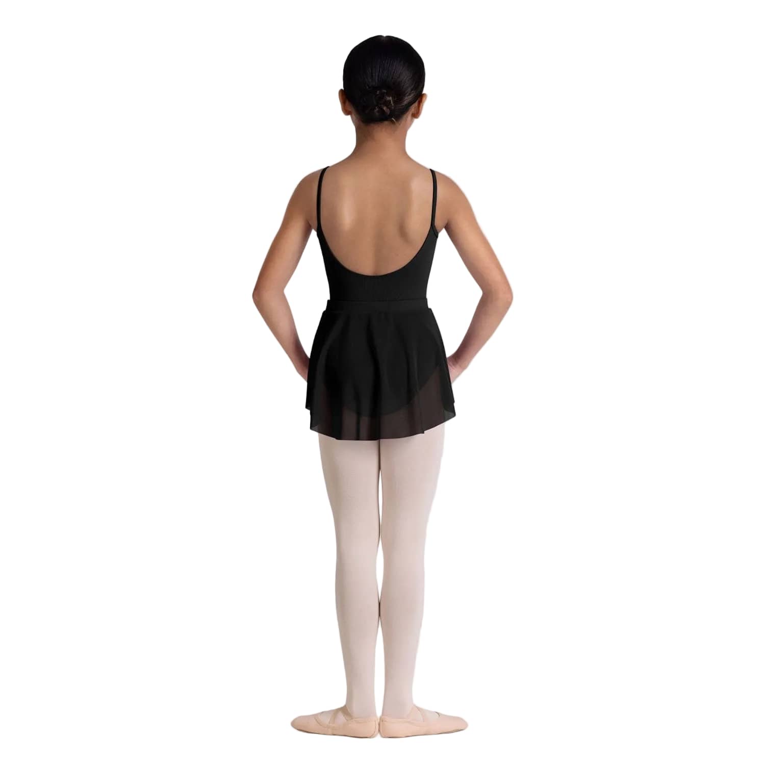 Bloch CR4211 Mesh Pull-On Skirt - Girls By Bloch Canada - Medium-large / Black