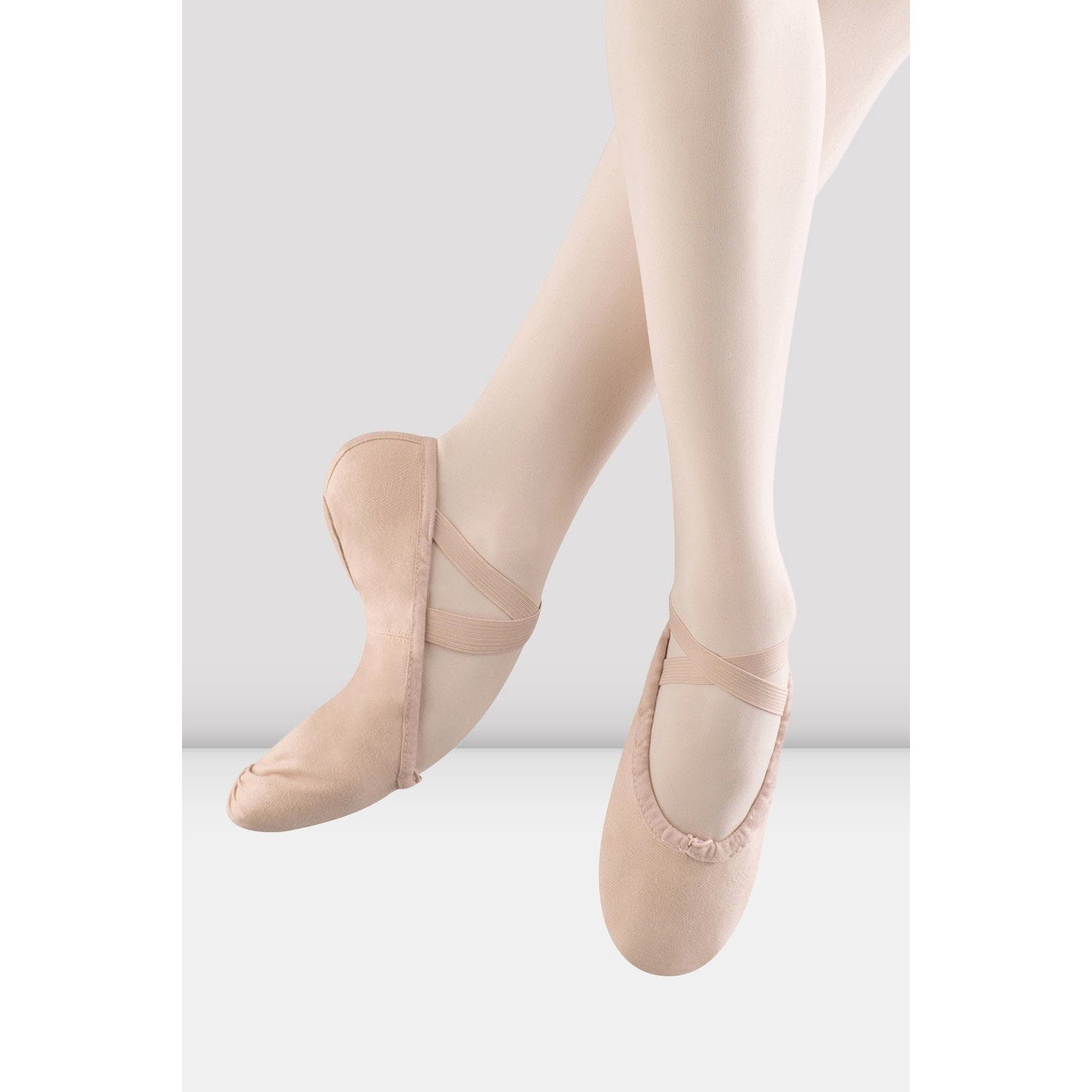 Bloch S0277L Ladies Pump Canvas Ballet Slippers - Pink - Clearance By Bloch Canada -