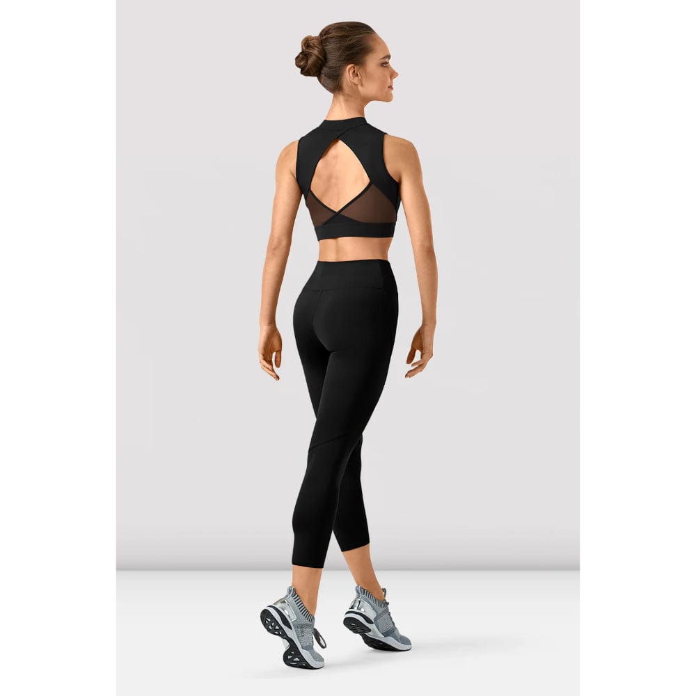 Bloch P9338 7/8 Panel Leggings - Adult By Bloch Canada - Small / Black