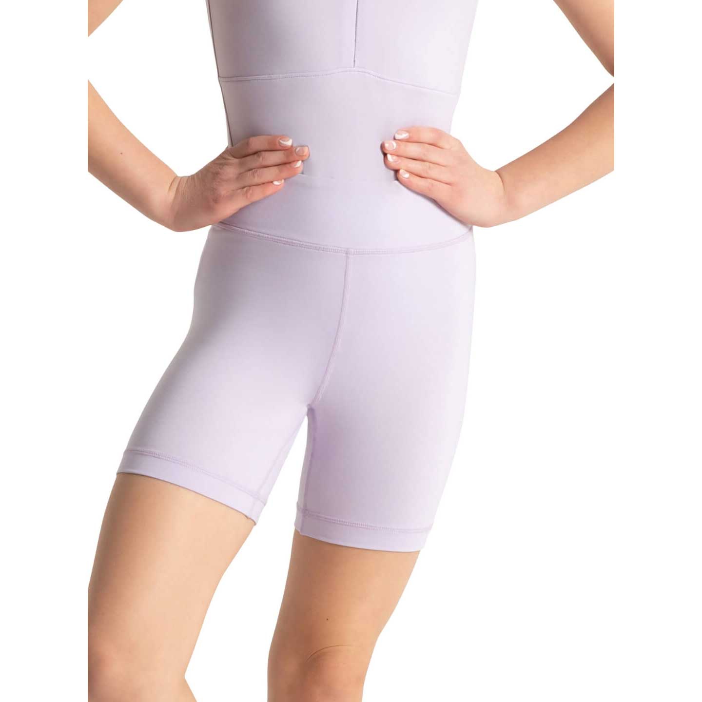 Capezio 12005C High Waist Bike Shorts - Child By Capezio Canada - TOTS / Lavendar