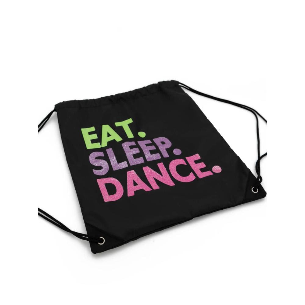 Capezio B292 Drawstring Shoe Bag - Black By Capezio Canada -