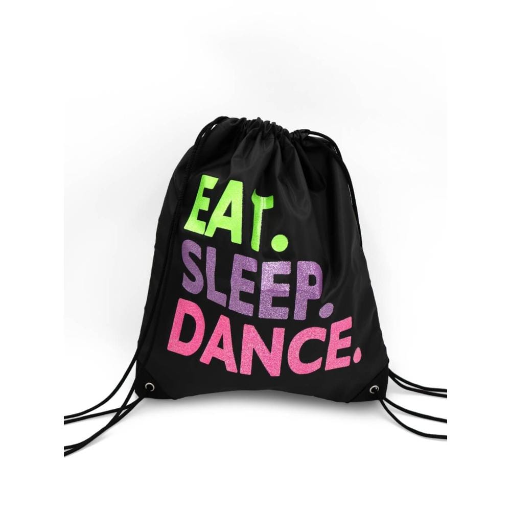 Capezio B292 Drawstring Shoe Bag - Black By Capezio Canada -