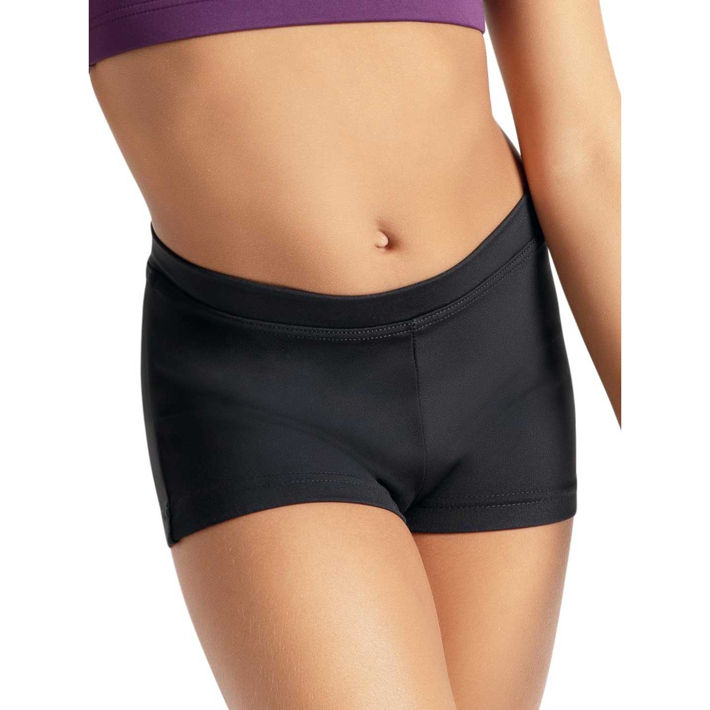 Capezio TB113C Boycut Lowrise Nylon Spandex Shorts - Child By Capezio Canada -