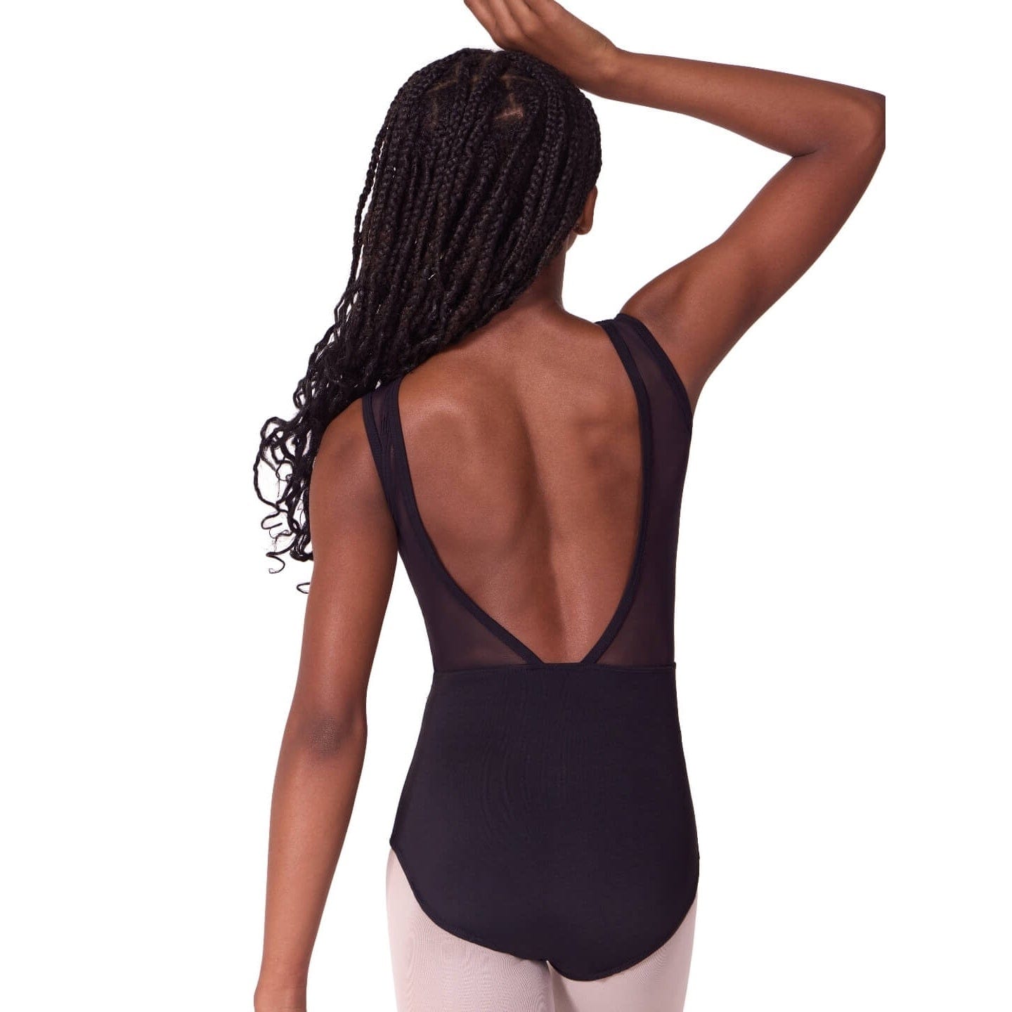 Capezio EL106T Asymmetrical Boat Neck Leotard - Tween By Capezio Canada - CH LG / Black