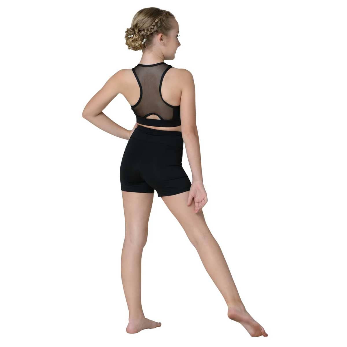 Danshuz 22406C High Waist Booty Shorts - Child By Danshuz Canada -