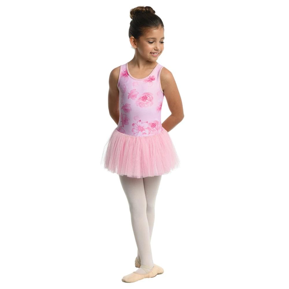 Danshuz 23210C Printed Tank Dress - Child By Danshuz Canada - 2 - 4 / Pink