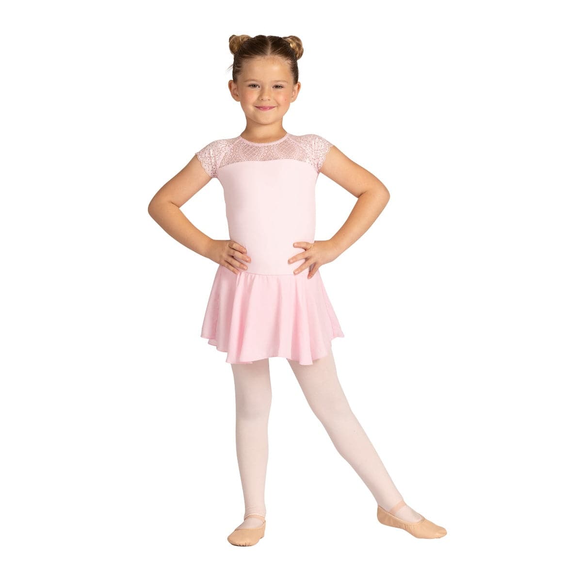 Danshuz 24202C Cap Sleeve Dress with Lace - Child By Danshuz Canada -