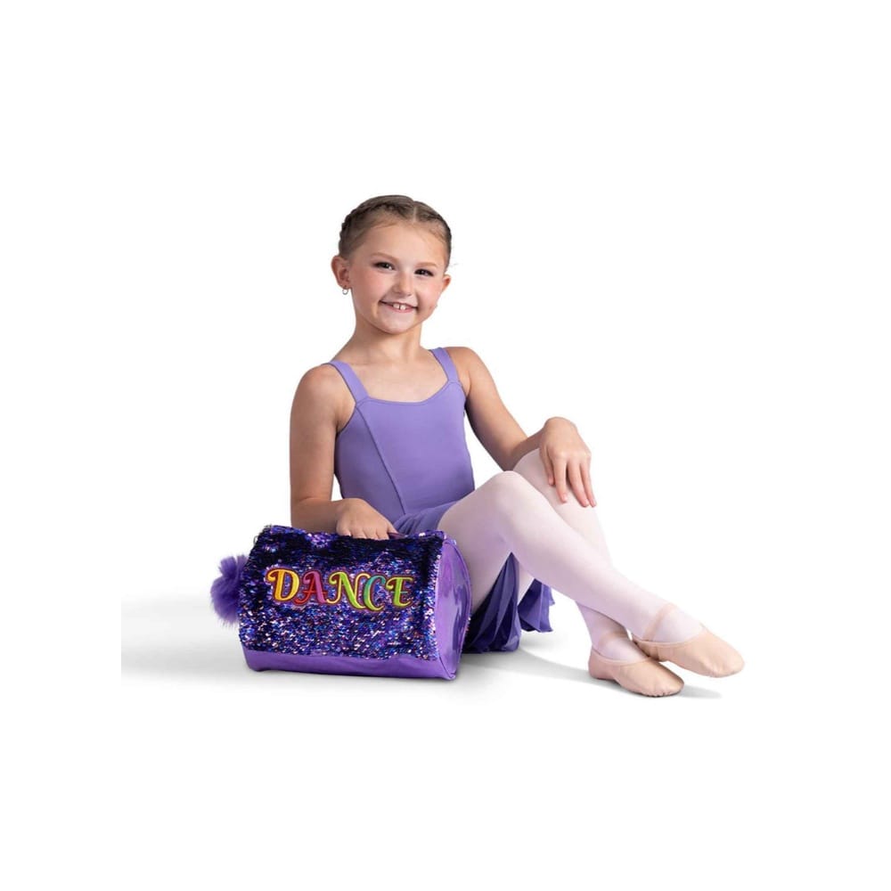 Danshuz B26521 Purple Sparkle Duffel Bag By Danshuz Canada -