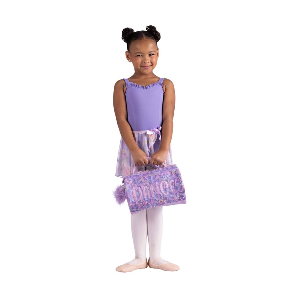 Danshuz B26524 Lilac Glitter Duffel Bag By Danshuz Canada -