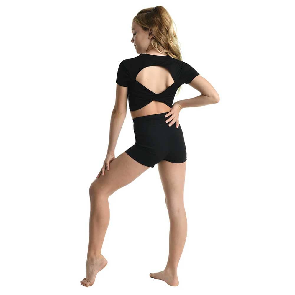 Danshuz 23301C Cap Sleeve "Dance" Tee - Child By Danshuz Canada -