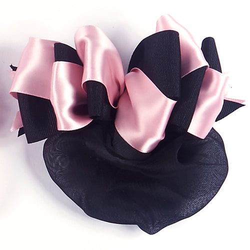 Dasha 4035 Black/Pink Ruffle Bow w/ Snood By Dasha Canada -