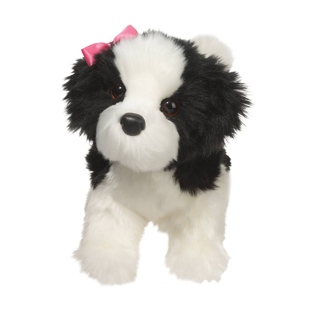 Douglas 1716 Poofy Black & White Shih-Tzu By Douglas Canada -