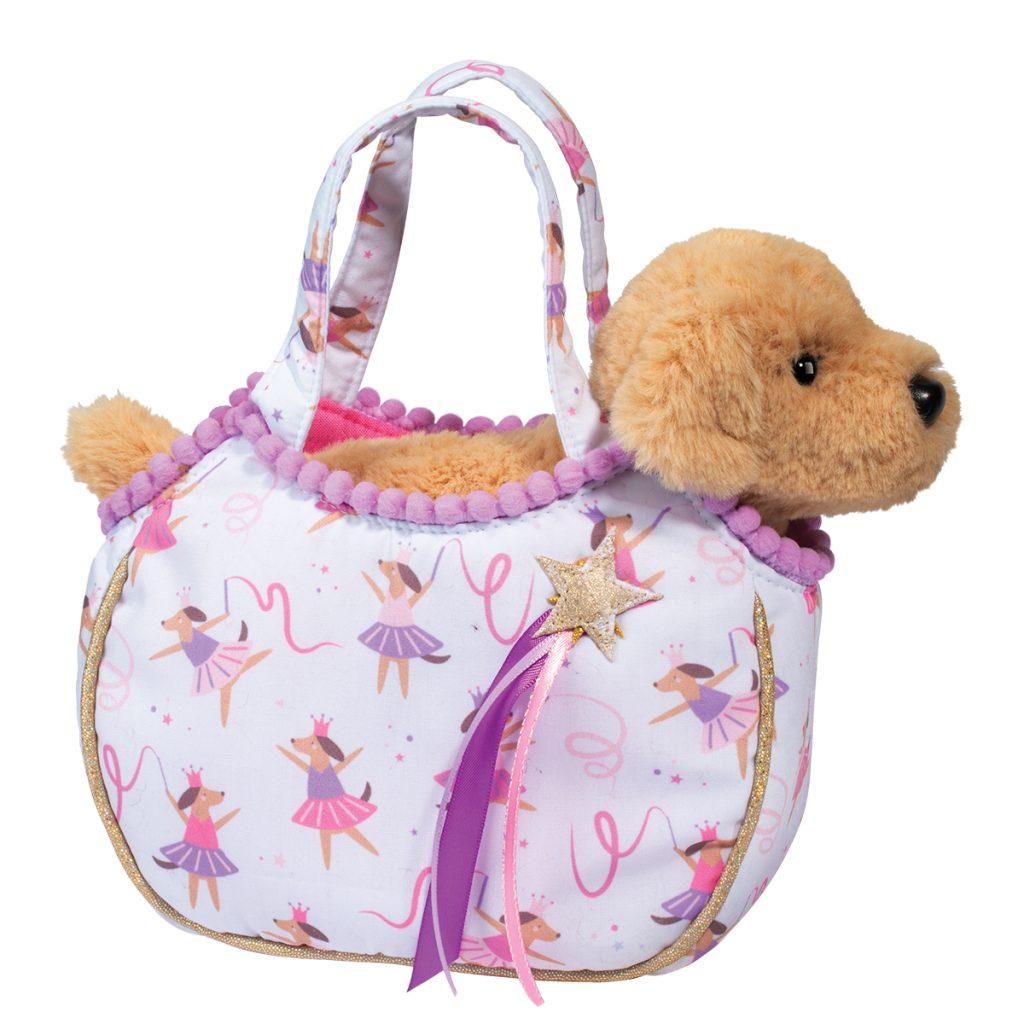 Douglas 2223 Dancin Pups Sassy Sak with Golden Retriever By Douglas Canada -