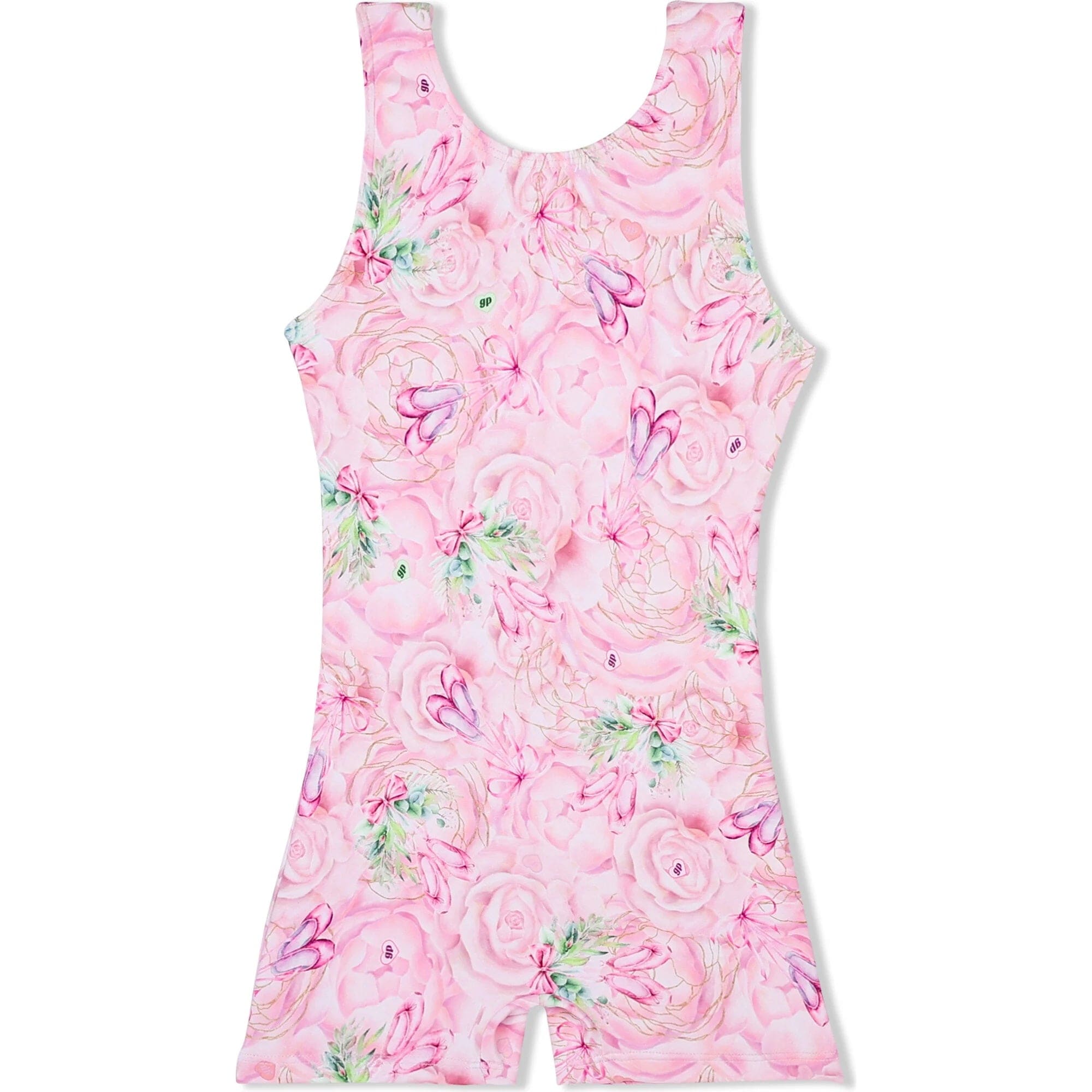 Girl Power 103 Ballet Bows Gymnastics Biketard By Girl Power Canada -