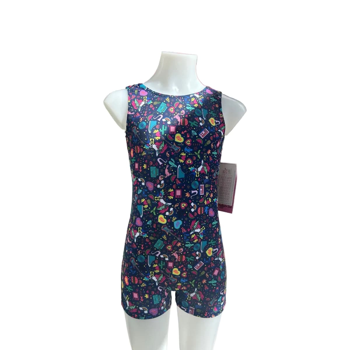 Girl Power Sport Flamingo Unicorn Jam Gymnastics Biketard - Girls By Girl Power Canada -