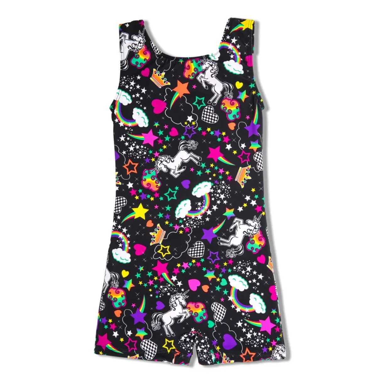 Girl Power 103BB Unicorn Forever Gymnastics Biketard By Girl Power Canada -