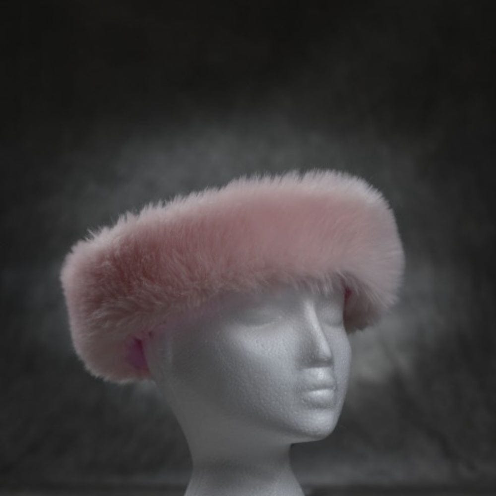 Ice Halo Faux Fur Headband - Pink By Ice Halo Canada - Sm. / Pink