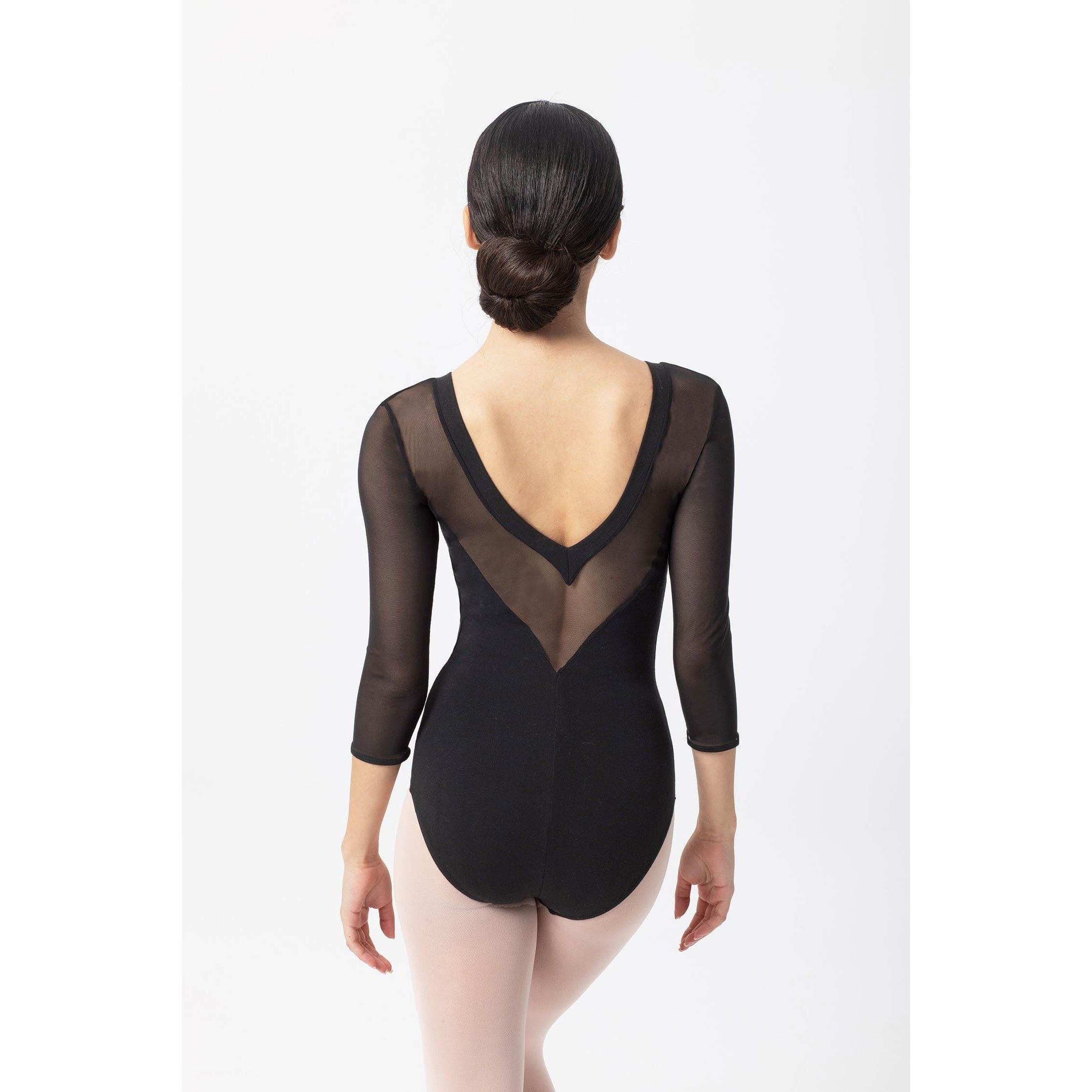 Intermezzo 31086 Mesh Yoke Leotard - Adult By Intermezzo Canada - Ad. Med. / Black