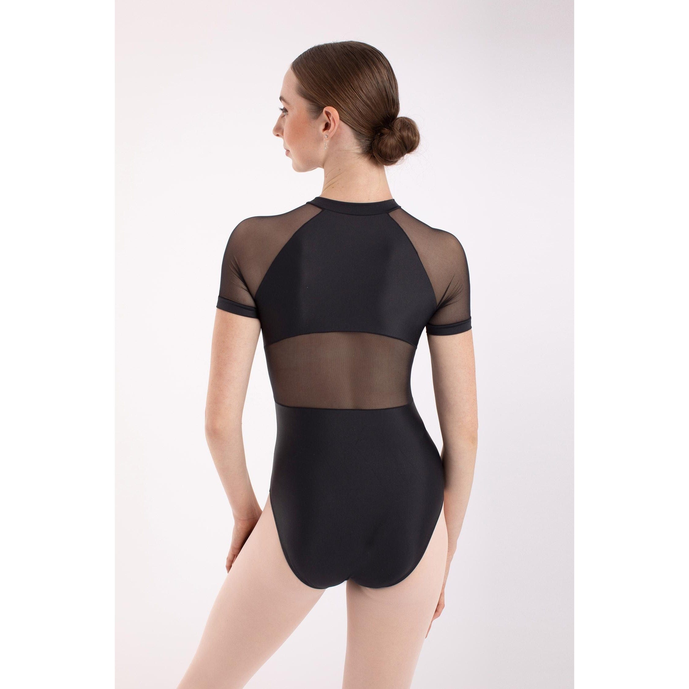 Intermezzo 31672 Mesh Sleeve Leotard - Child By Intermezzo Canada - 12 / Black