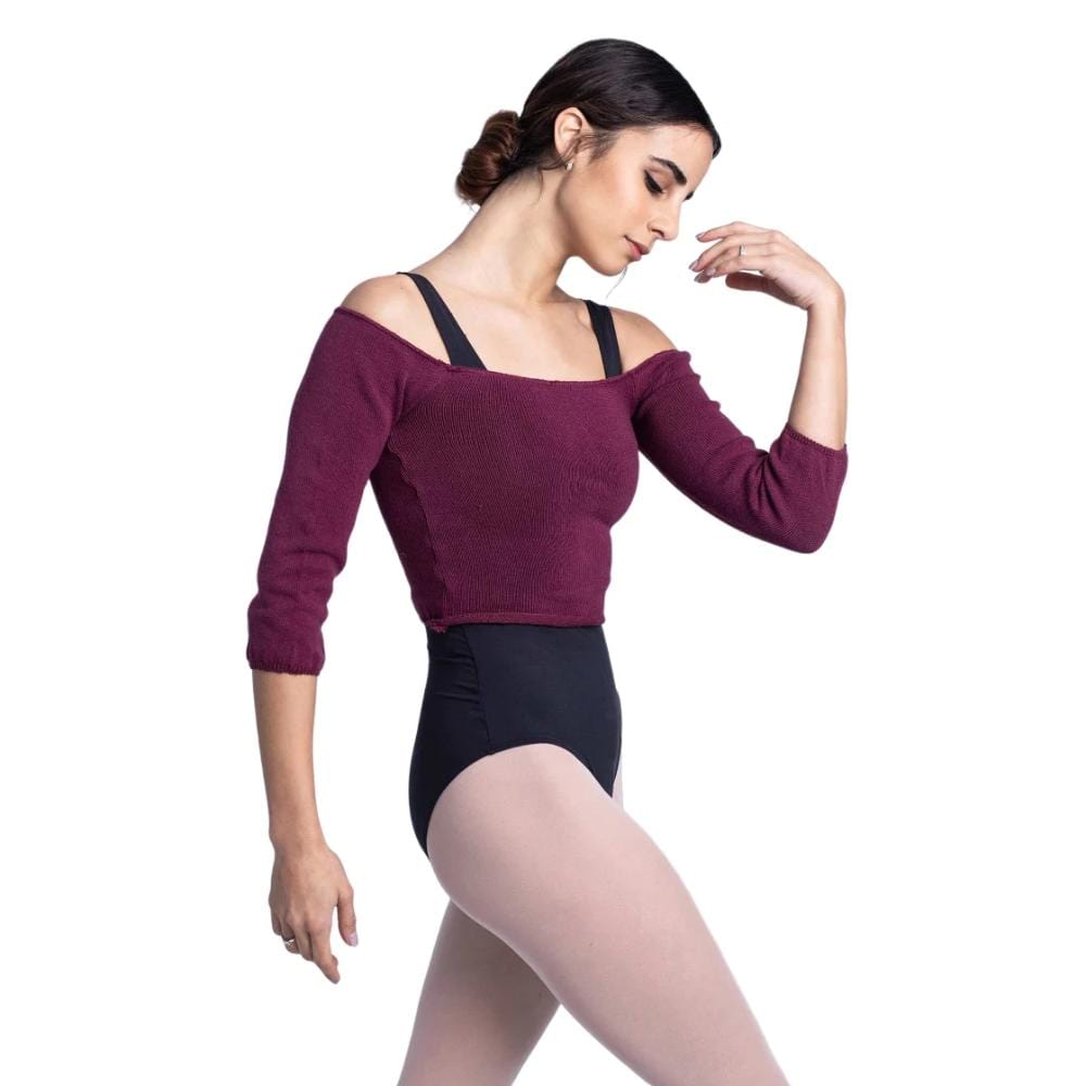 Intermezzo 6579 3/4 Sleeve Knitted Crop Top - Adult By Intermezzo Canada -