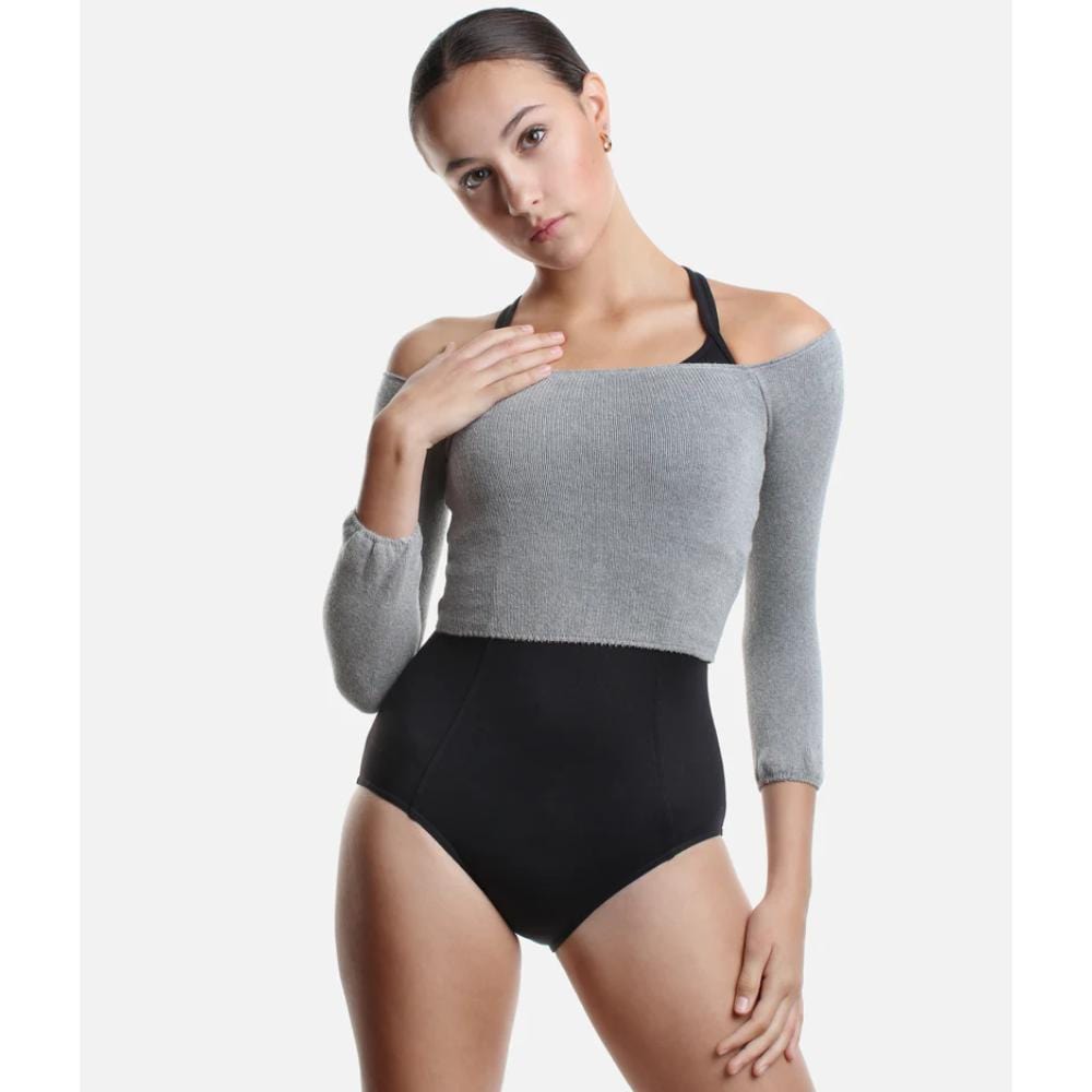 Intermezzo 6579 3/4 Sleeve Knitted Crop Top - Adult By Intermezzo Canada -