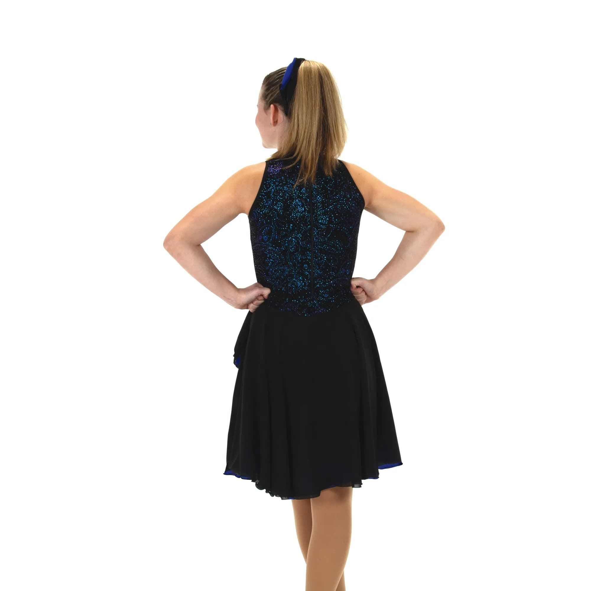Jerry's 206 The Blues On Black Figure Skating Dress - Women By Jerry's Canada - Ladies - Medium