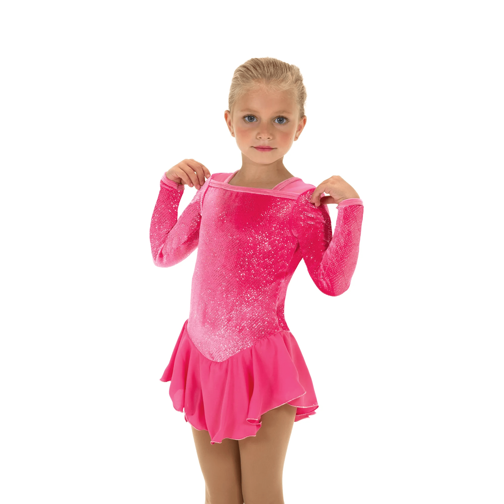 Jerry's 647 Brilliance Figure Skating Dress Candy Pink - Youth By Jerry's Canada - 8-10 / Candy Pink