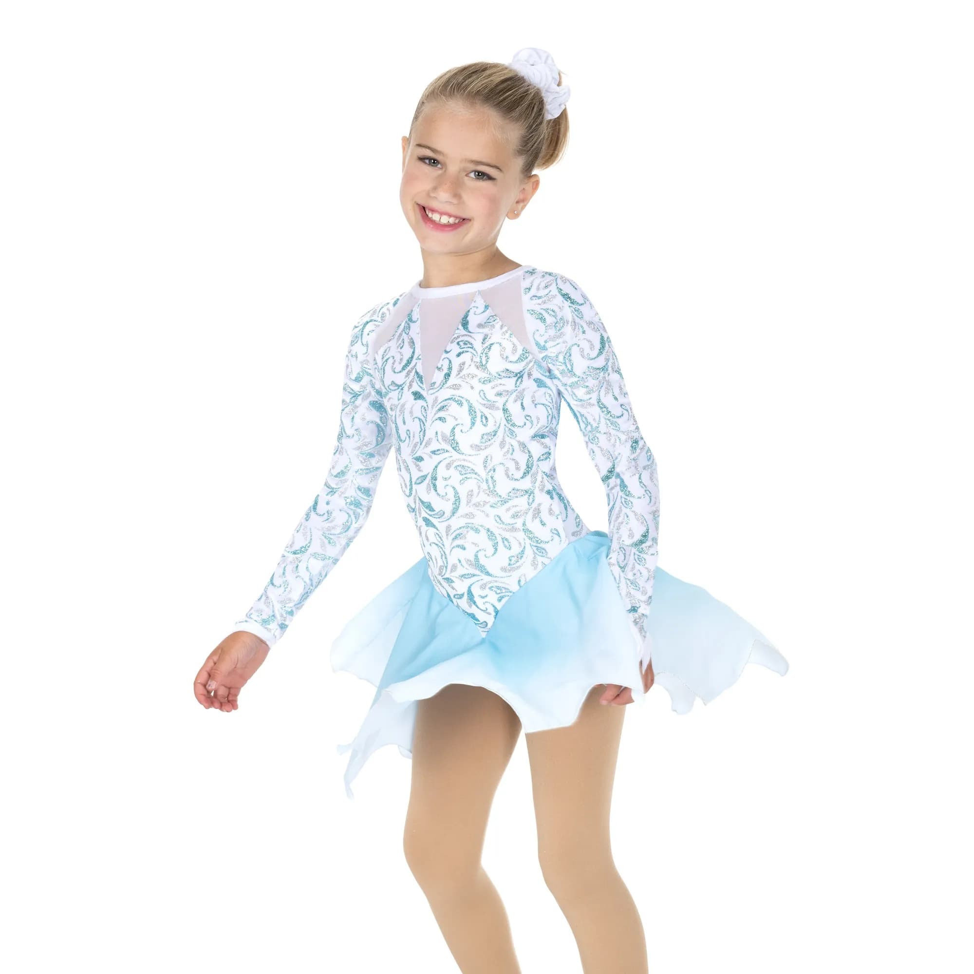 Jerry's 723 Melting Snow Figure Skating Dress - Girls By Jerry's Canada - 8-10