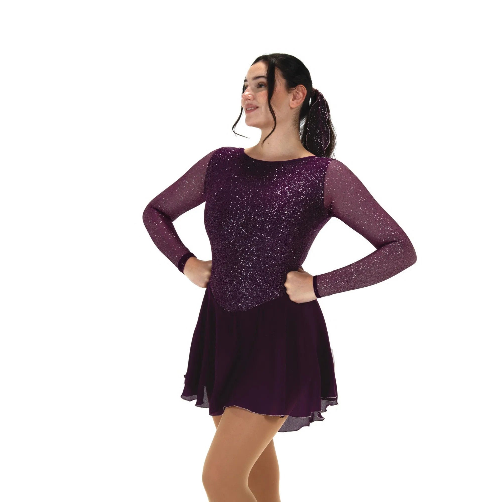 Jerry's 569 Silver Dust Skating Dress Adult - Iced Plum By Jerry's Canada - L. LA