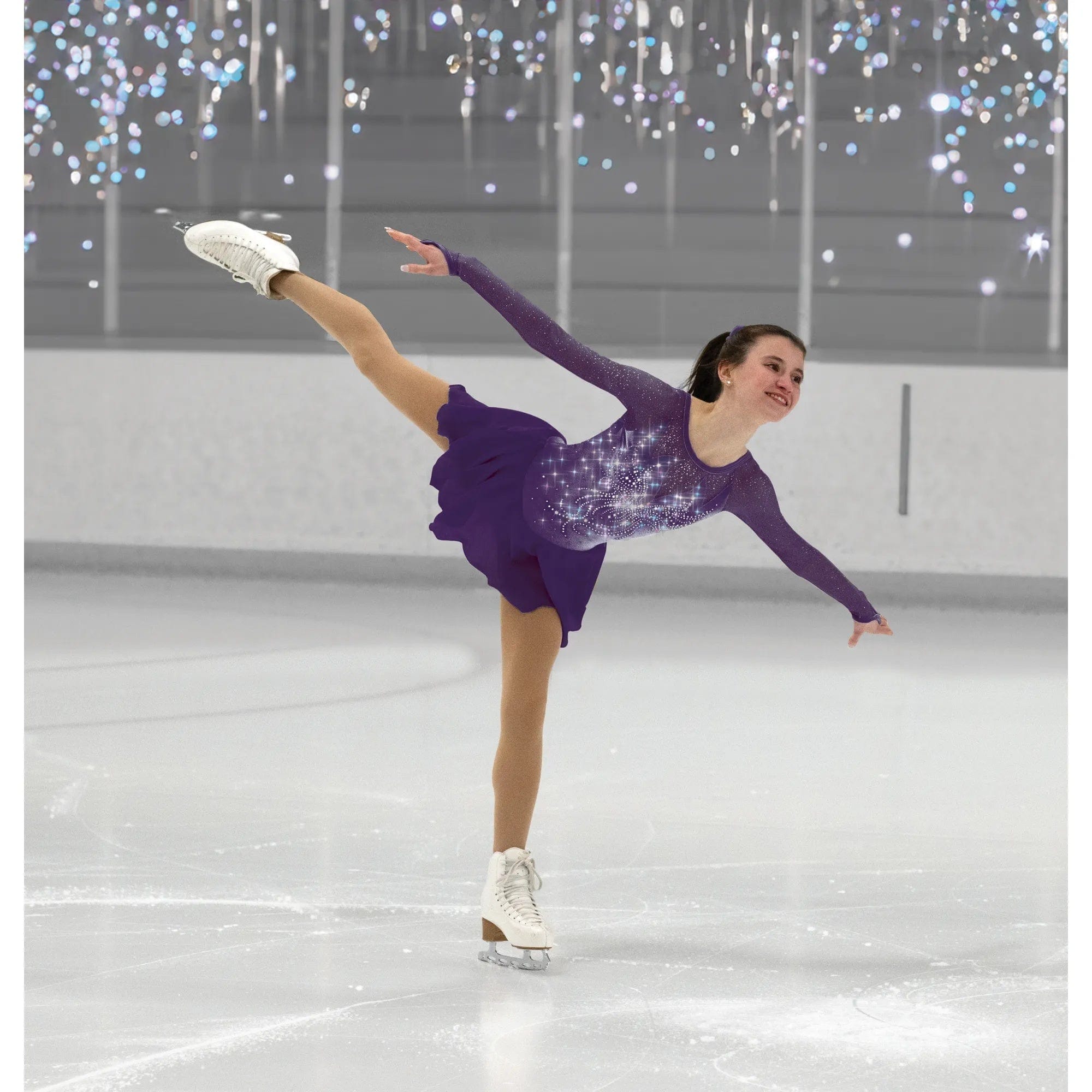 white christmas dresses Jerry's 570 Mythical Figure Skating Dress Purple