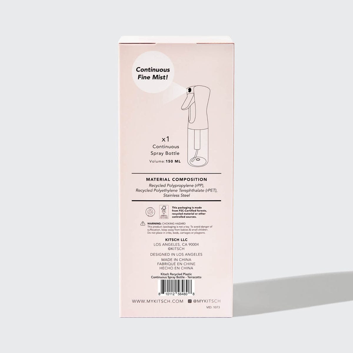 Kitsch 64808 Terracotta Spray Bottle By Kitsch Canada -