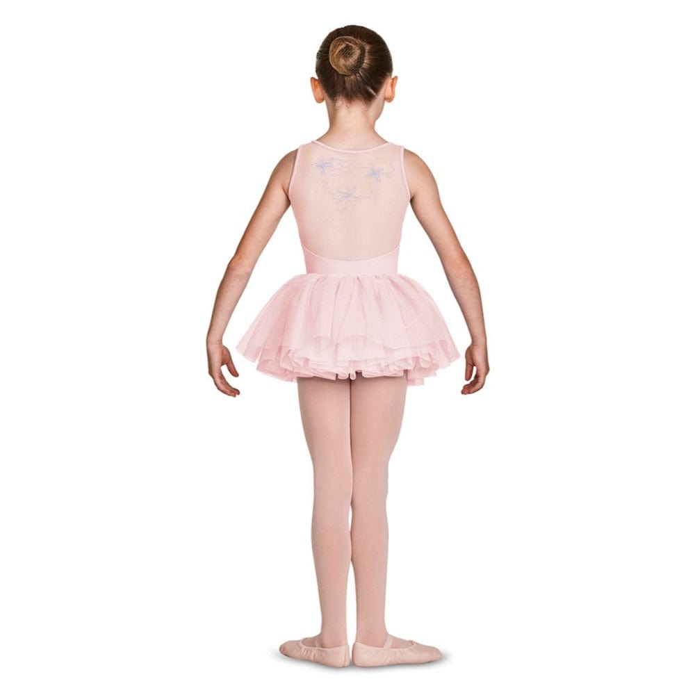 Mirella MS137C Embroidered Tutu Skirt - Child By Mirella Canada - 4-6 / Pink