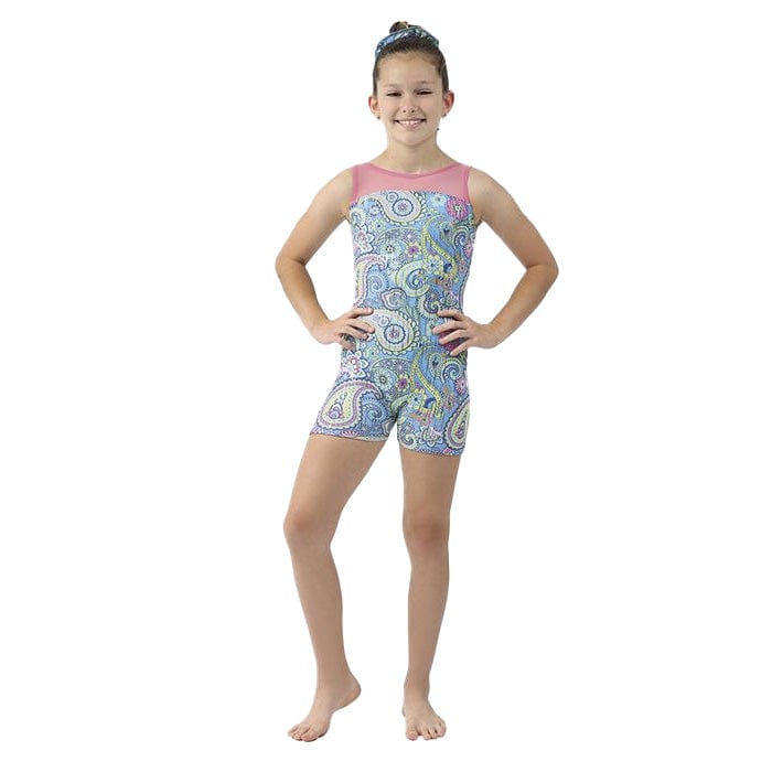 Mondor 17821 Metallic Biketard - Child By Mondor Canada -