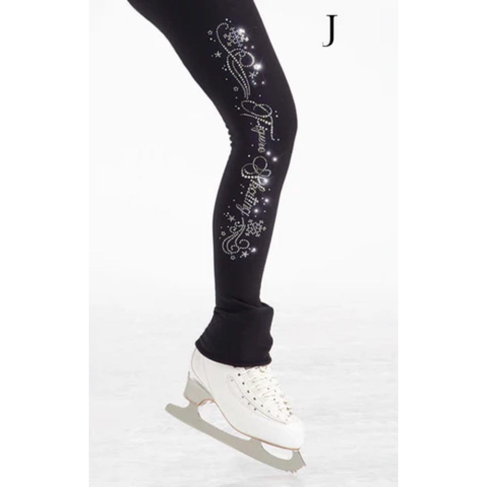 Mondor 24450 Sequin Polartec Leggings - Child By Mondor Canada - 12-14 / J Fig Skating Flake