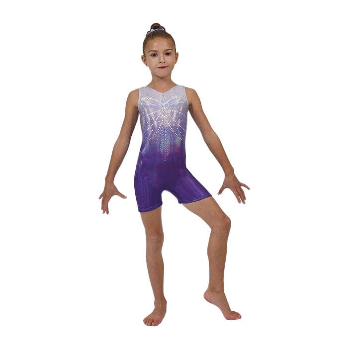 Mondor 27882 Metallic Gymnastics Biketard - Child By Mondor Canada -