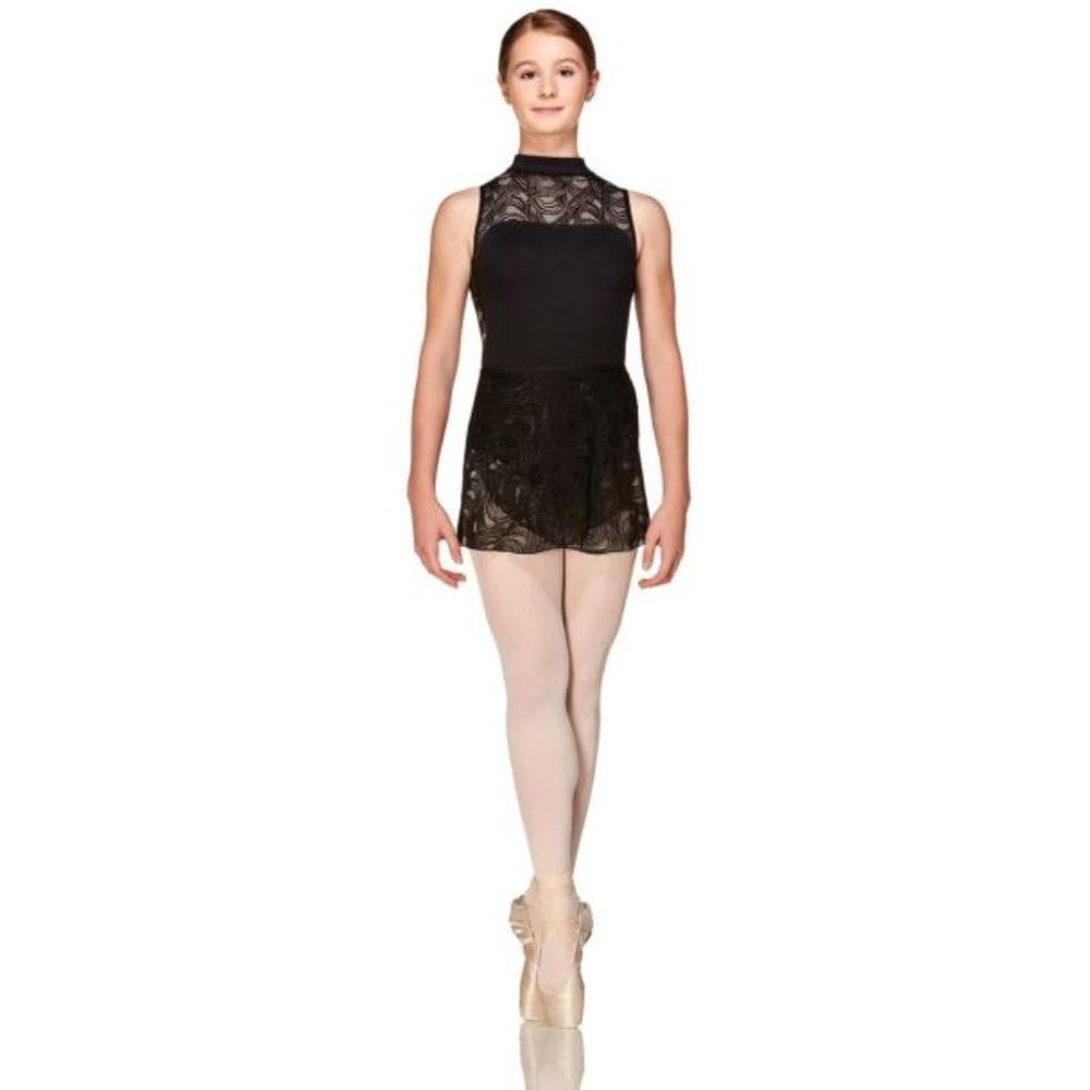 Mondor 3642 Stretch Lace Skirt - Adult By Mondor Canada - Small / Black