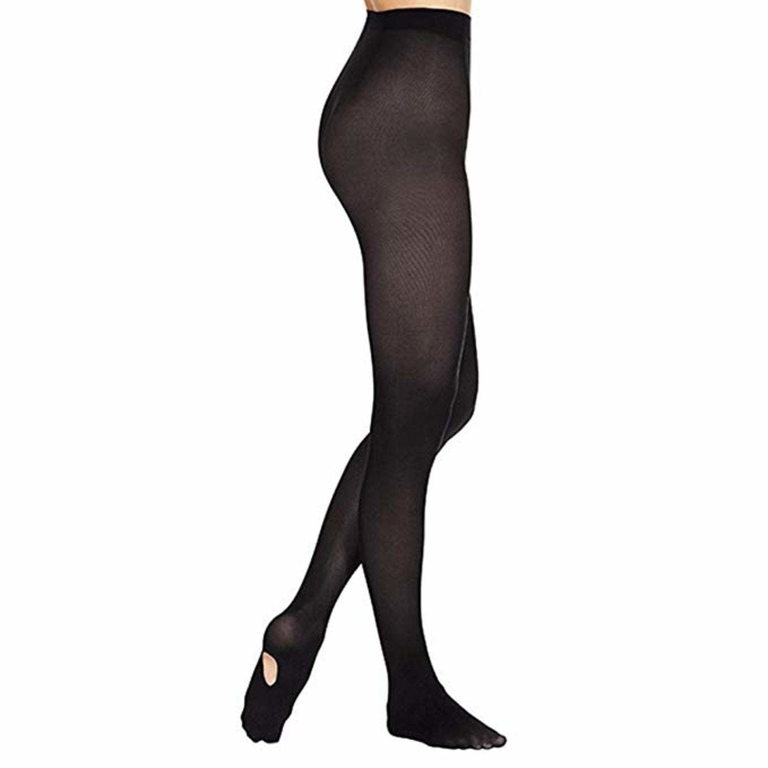 Mondor 319 Convertible Black (52) Dance Tights - ADULT By Mondor Canada -