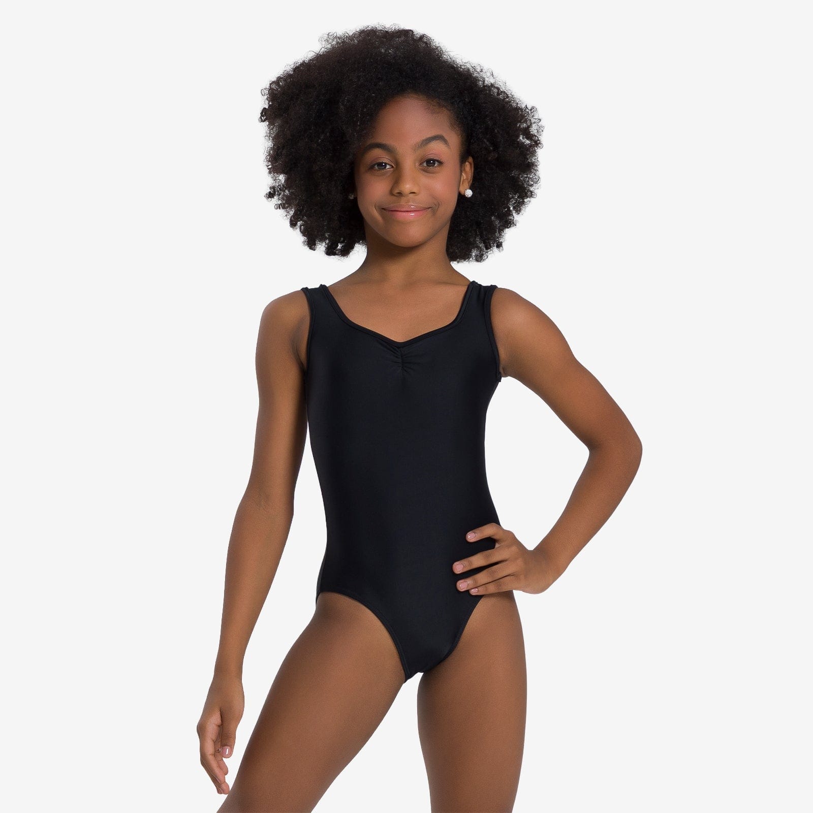 So Danca BY111C Sleeveless Leotard with Lace Back Panel - Girls By So Danca Canada -