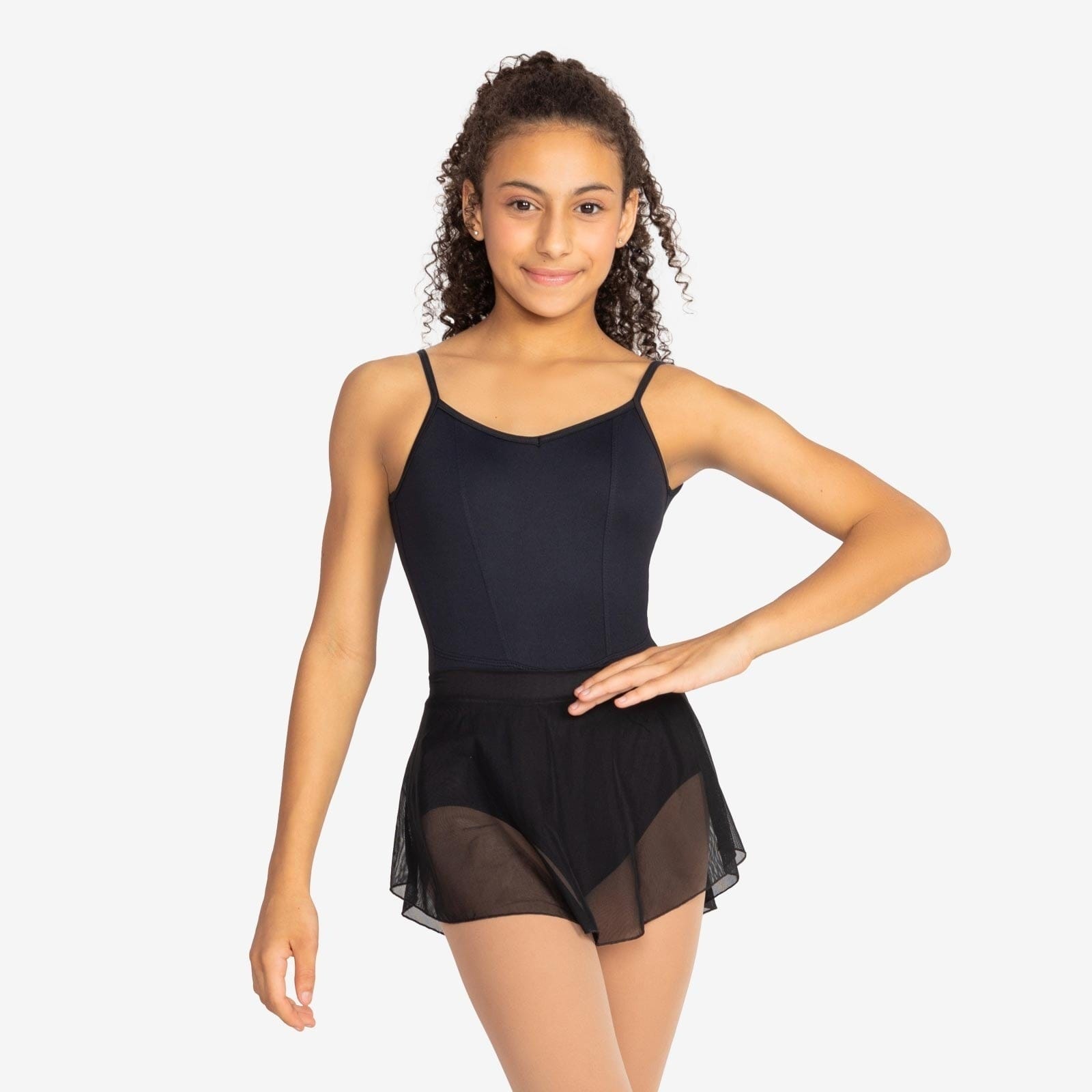 So Danca SL217 Mesh Pull on Skirt - Child By So Danca Canada -
