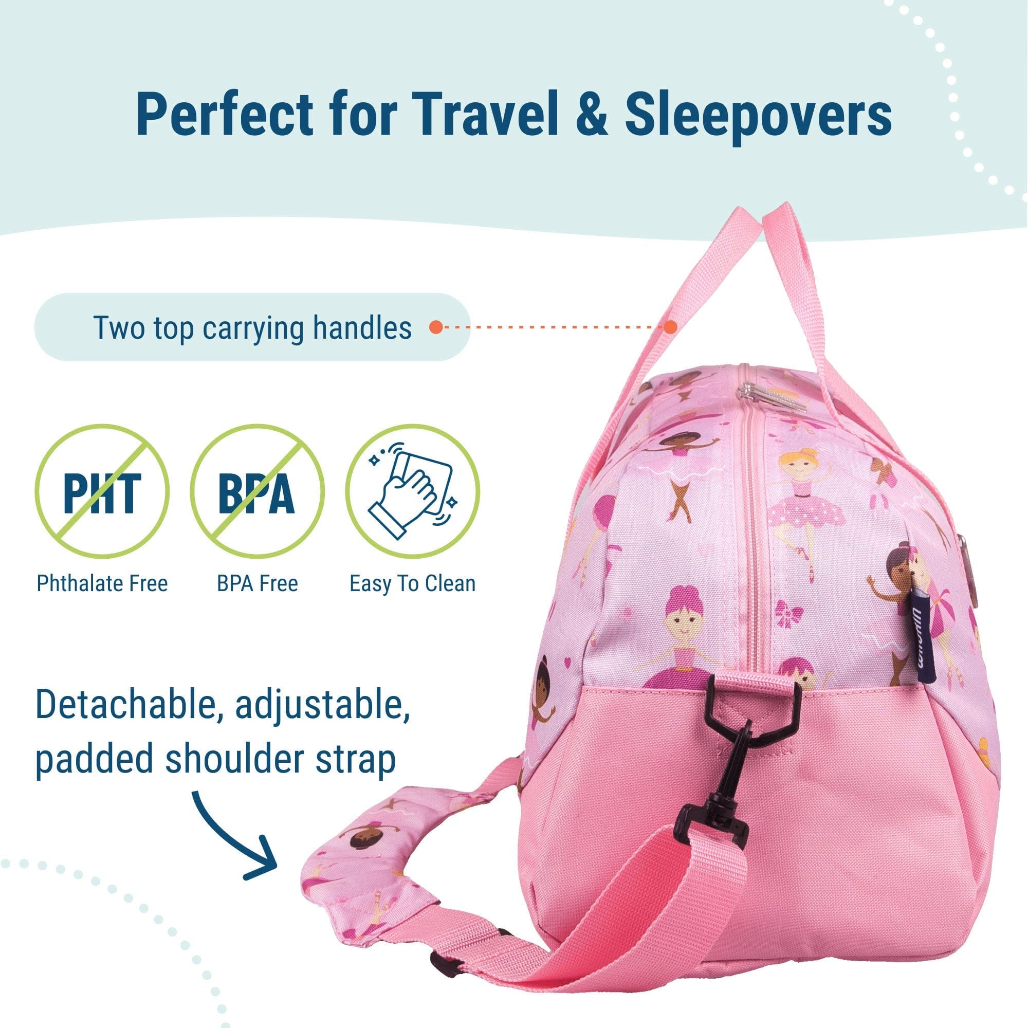 Wildkin Ballerina Overnighter Duffel Bag By Wildkin Canada -