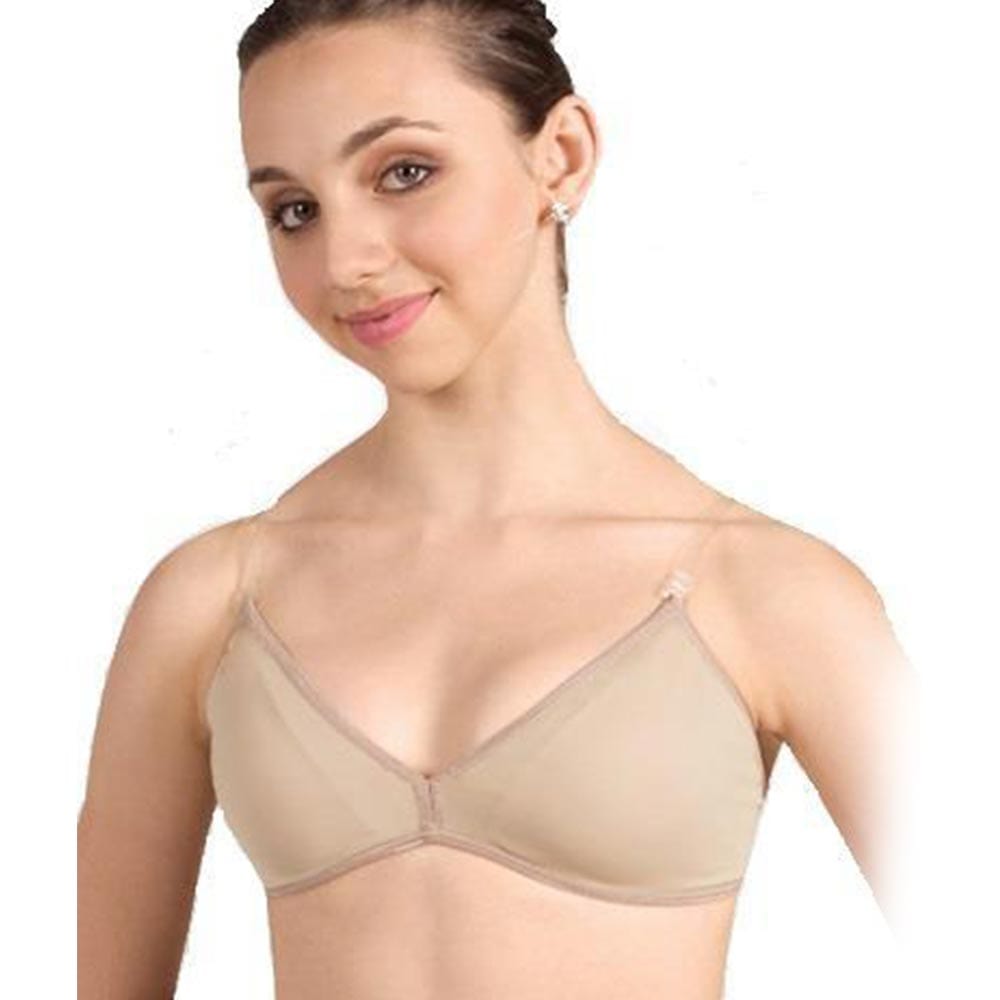 Body Wrappers Versatile Padded Nude Dance Body Liner with Clear