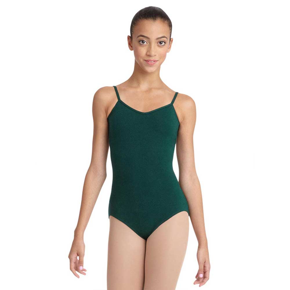 Capezio CC102 V-Neck Camisole Leotard - Adult By Capezio Canada - XS / Hunter