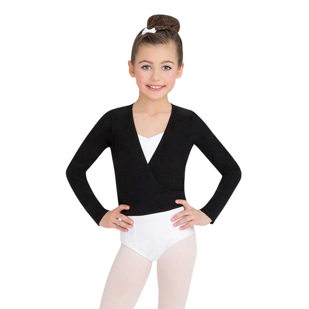 Capezio CC850C Wrap Top - Child By Capezio Canada - CH SM / Black