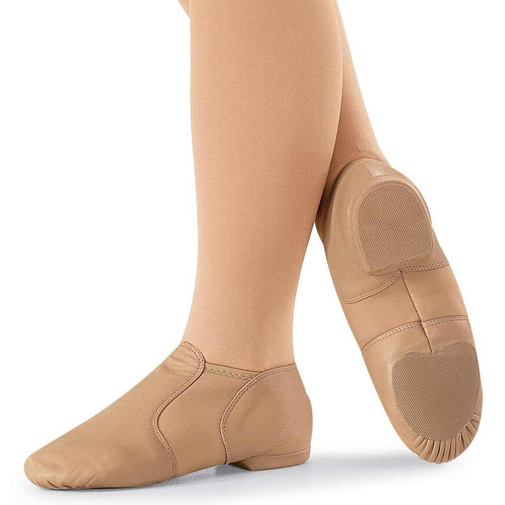 Capezio CG15 Slip-on Stretch Jazz Shoe Caramel - SALE By Capezio Canada -
