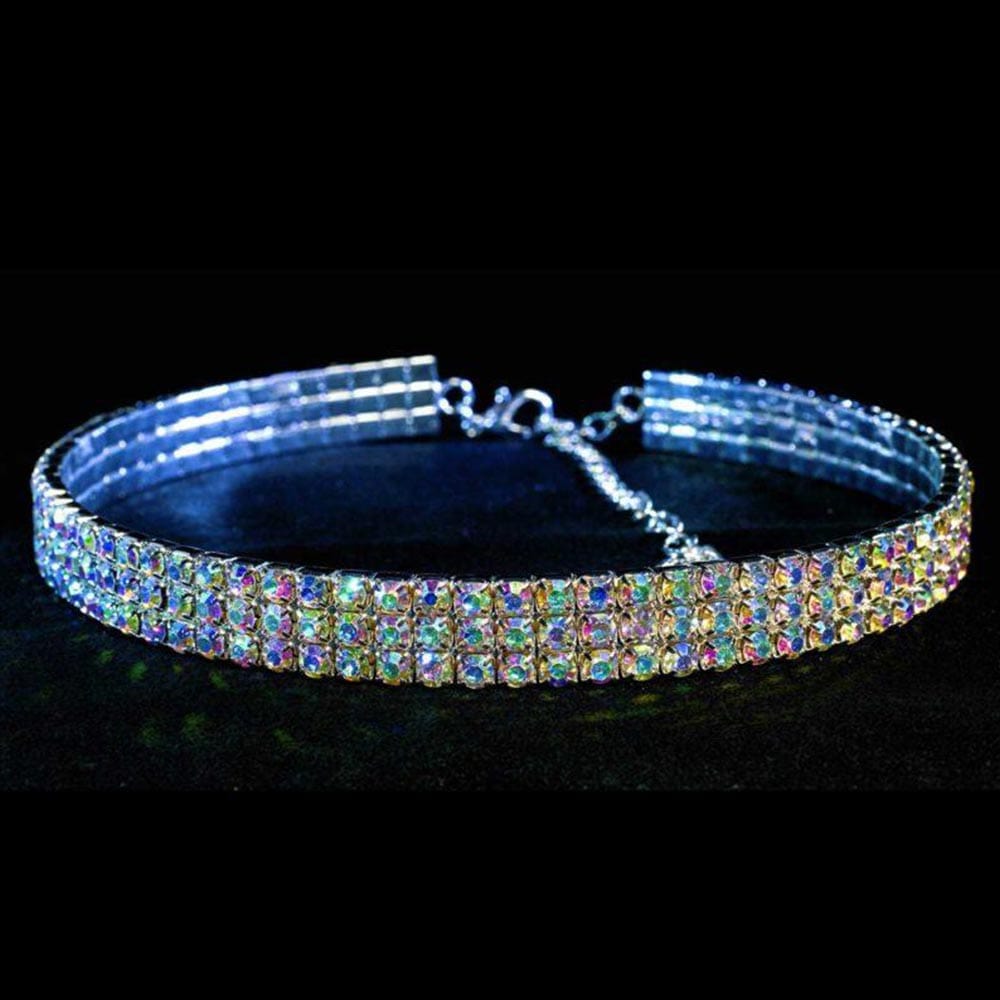 Kissed by Glitter SS0201 AB Rhine Choker - Child 9.5 inches By Kissed by Glitter Canada -