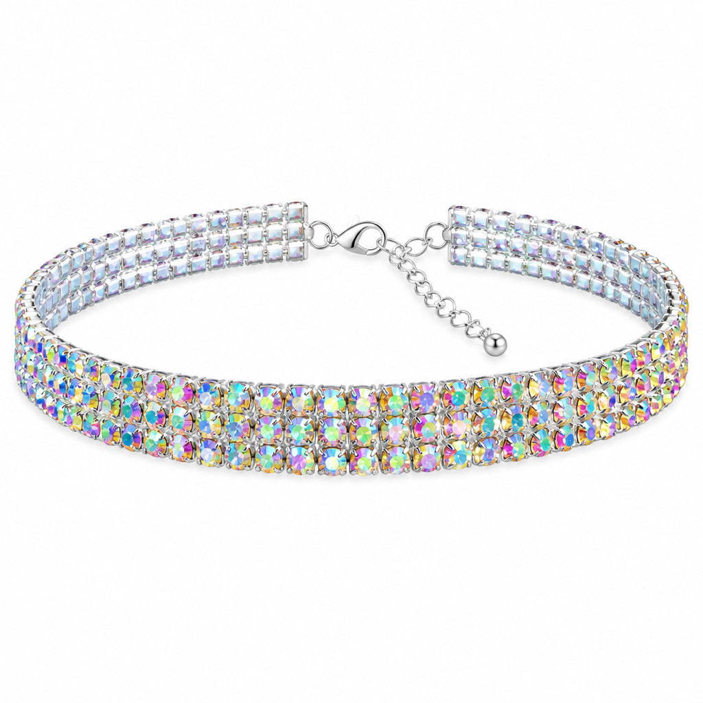Kissed by Glitter SS0201 AB Rhine Choker - Child 9.5 inches By Kissed by Glitter Canada -